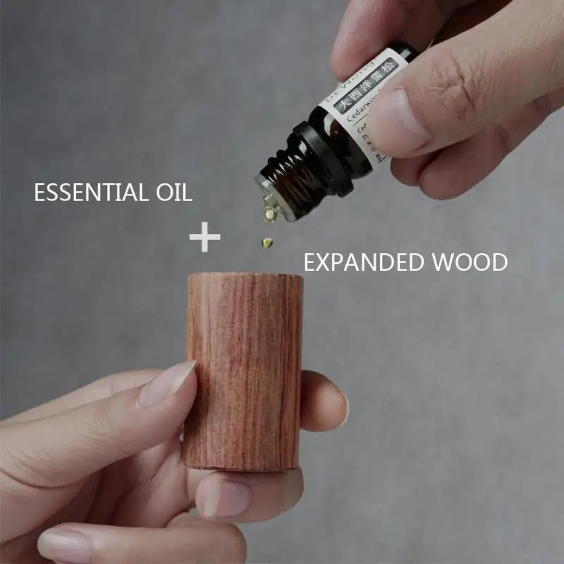 Essential Oil Diffuser Wooden Room Fragrance Stress Relief Refreshing Air Home Incense Sleep Refreshing Sleep Aid Tools home fragrance products aroma oil diffuser