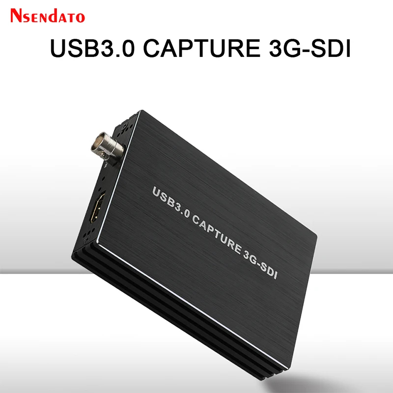 1080P 60FPS USB3.0 SDI HDMI Game Video Capture Grabber Card Support Live Streaming Broadcast For OBS Camera TV Box PC