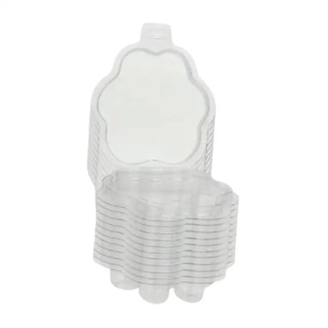 10Pcs Wax Melt Moulds Sturdy Practical DIY Chocolates Containers Candles Melt Clamshells Models for Wickless Tarts Candles 3