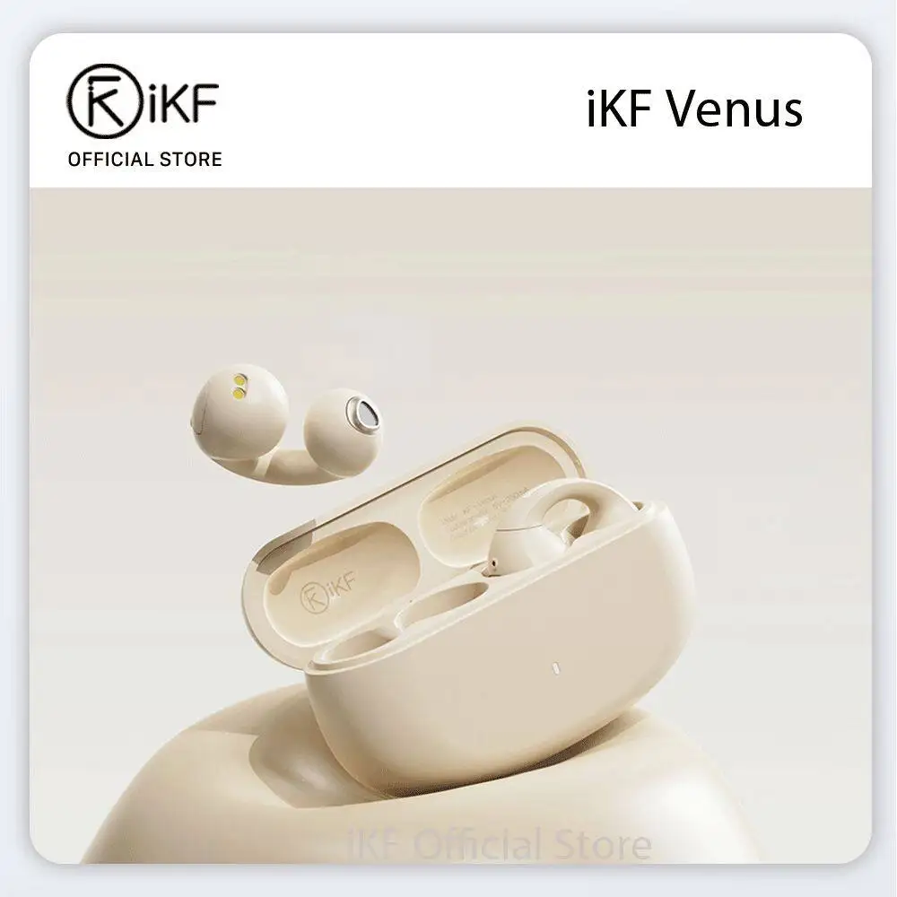 

iKF Venus Air Conduction Earphone Wireless Call Noise Reduction,48hours Playback Time,Sports Earphone,Suitable For Android/iOS