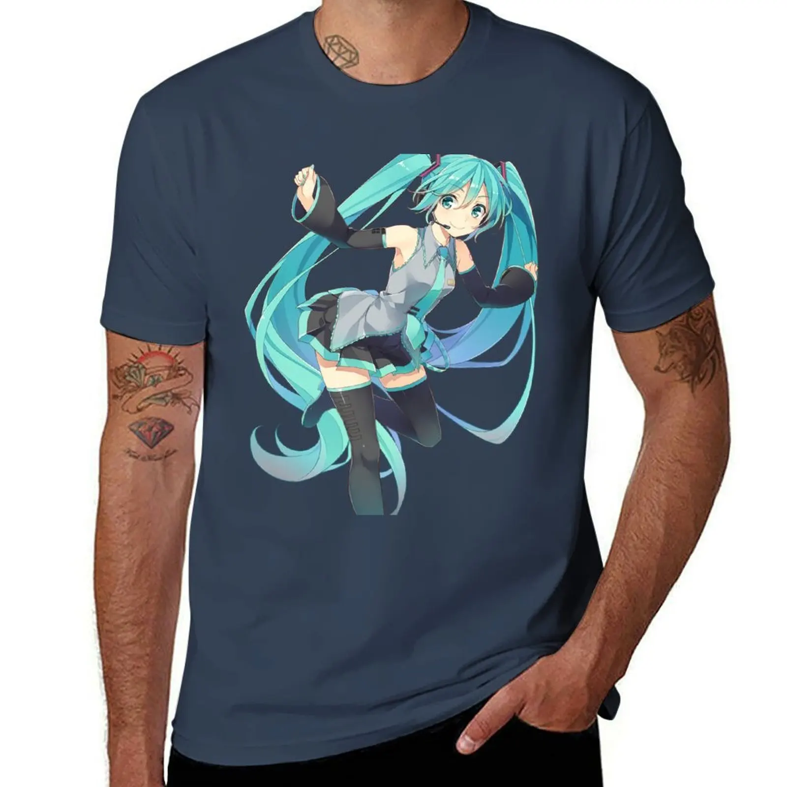 Miku Fiesta 100% Cotton Luxury Graphic Men's T-Shirt