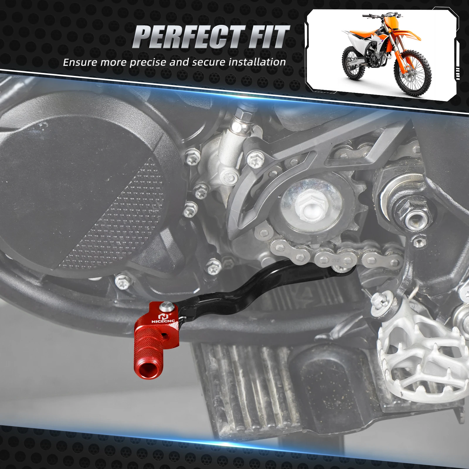 Für 2025 2024 Husqvarna TE300 TE250 TE150 TC 125 250 300 TX 2023 Motorrad Bremspedal Hebel Schalthebel kit – Detail 24