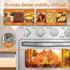 Geek Chef Convection Air Fryer Toaster Oven, 4 Slice Toaster Airfryer Oven, Electric Hot Oven Oilless Cook 5