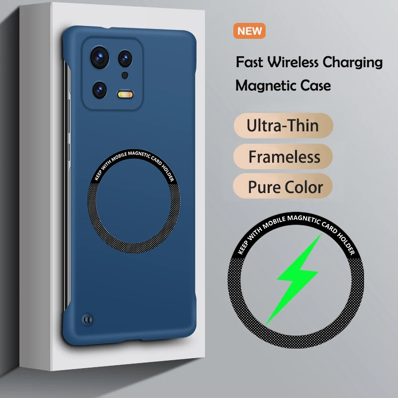 Ultra Thin Matte Frameless Magnetic Cooling Protective Case