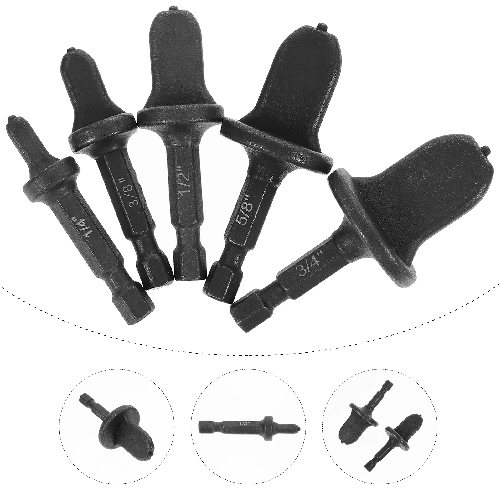 

5 PCS Flaring Pipe Expander Hole Home Tools Air Conditioning Tools& Equipment Metal