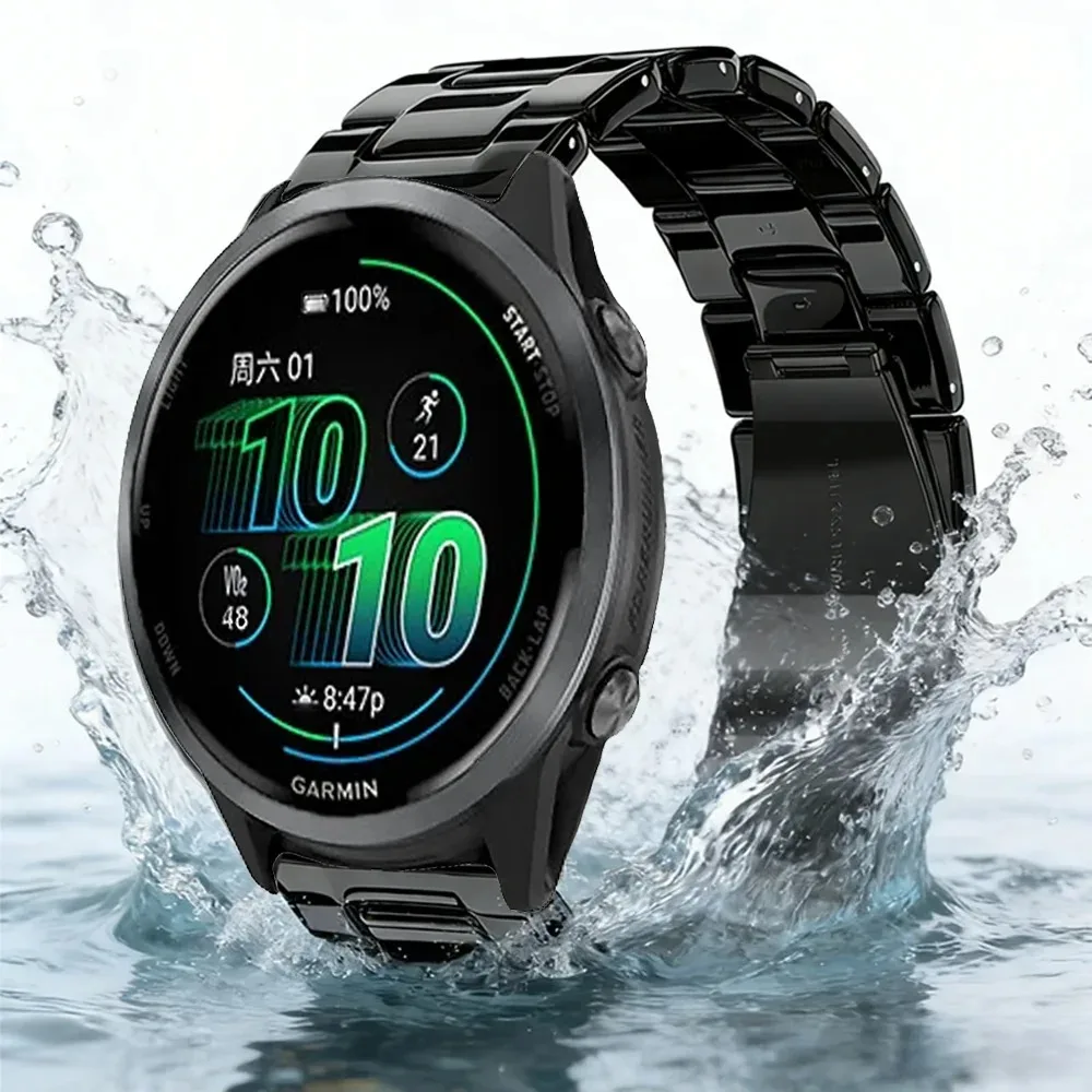 Comfortable Resin Strap Bracelet - 20mm & 22mm - for Smartwatches