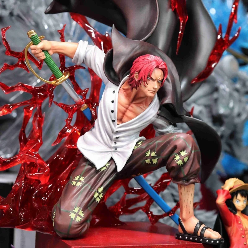 

32cm One Piece Figure Chronicle Master Stars Plece Squatting The Shanks Action Figure PVC Figurine Anime Collection Model Toys