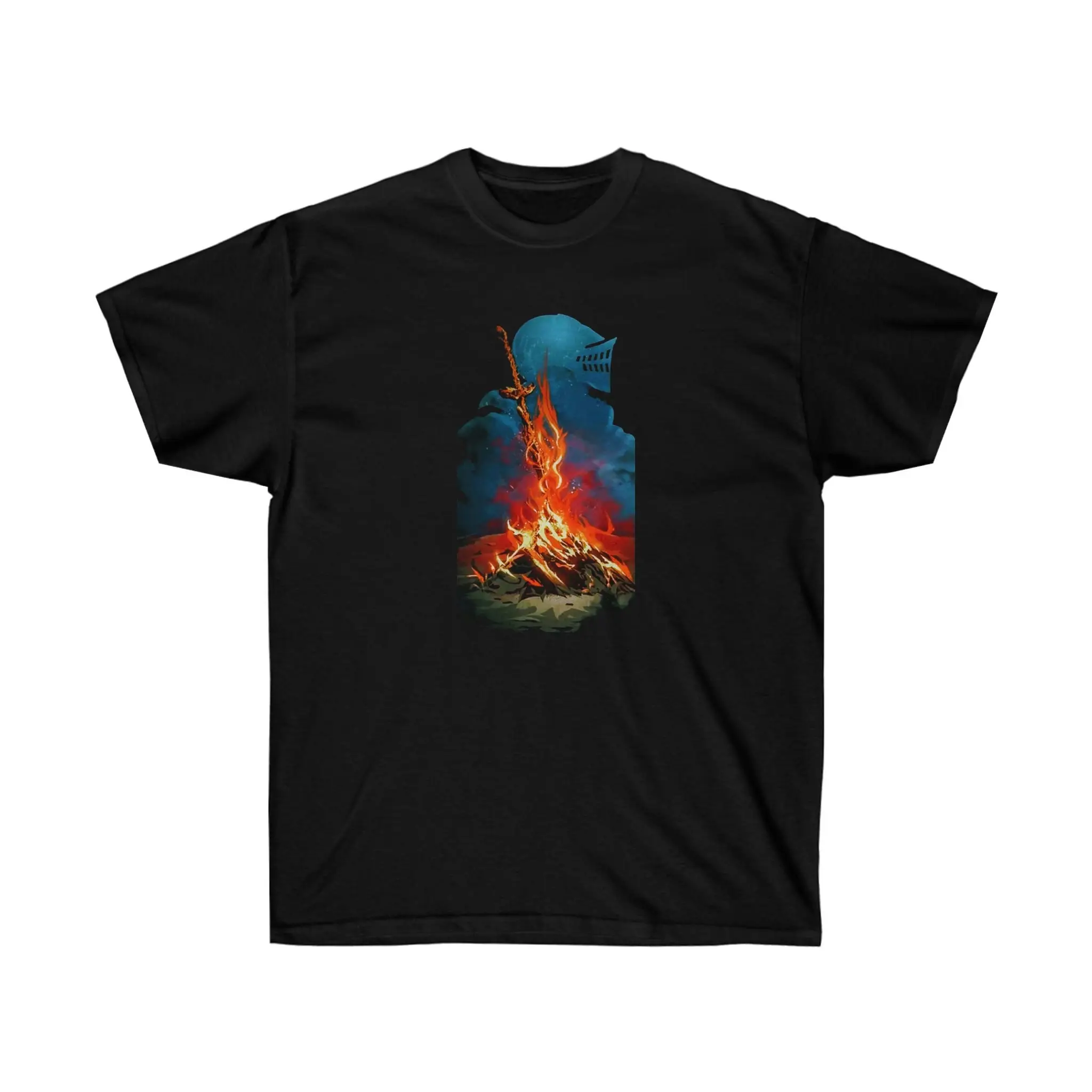 Maglietta Da Gioco Dark Souls, Dark Souls Classic Falò Merch