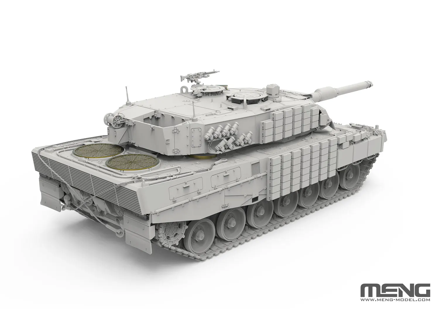 MENG TS-058 1/35 주요 전투 탱크 레오파드 2A4(우크라이나) 조립 모델 키트