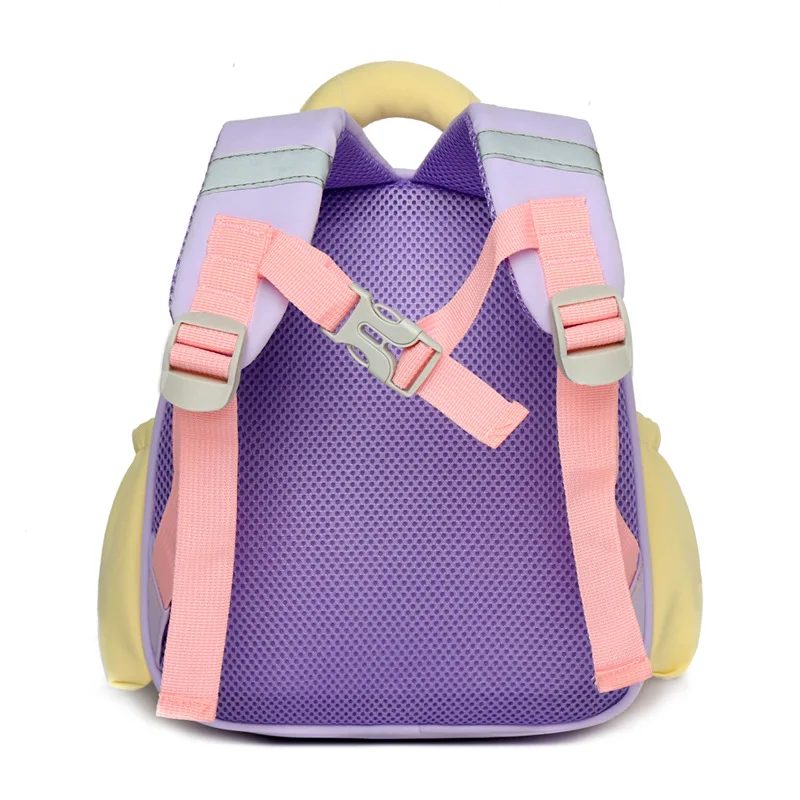 Preschool Cartoon Backpack for Girls 2-5 Years - Lightweight Kindergarten Bag with Padded Shoulder Cute Critter