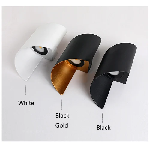 모던 LED 벽 조명 방수 IP65, 최대 아래 10W 야외 조명, 홈 호텔 상점 복도 베란다 스콘스 벽 램프, AC 220V 110V 3