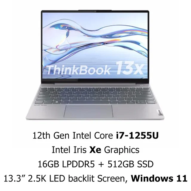 新品 Lenovo ThinkBook 13x i5-1235U 16-512G