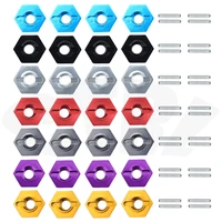 MN86 RC Car Metal 12mm Wheel Hexagon Adapter Combiner Coupler with Pins Screws For 1/12 MNG500 12428 144001  upgrade parts 1