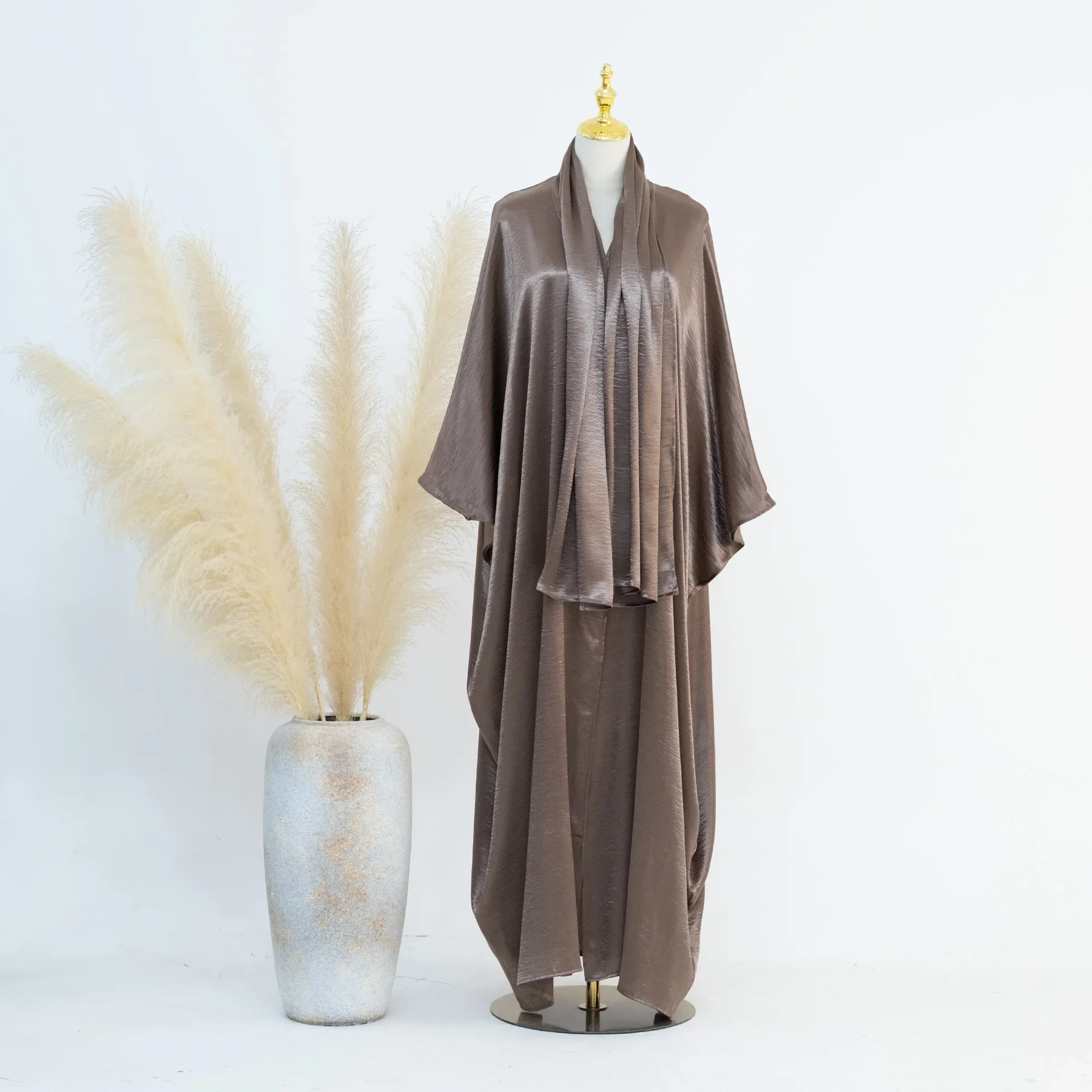 Coffee Scarf Abaya