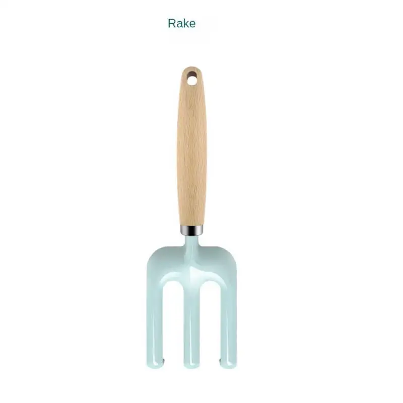 Garden Tools Toys Colorful Kids Gardening Tools Mini Wooden Handle Trowel Shovel Fork Gardening Tool Play House Toys