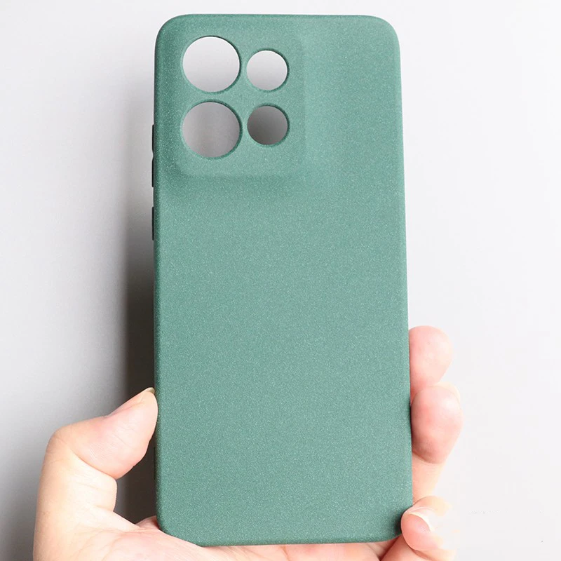 Sand Matte Soft Silicone Shockproof Phone Case - Full Protection Camera Cover