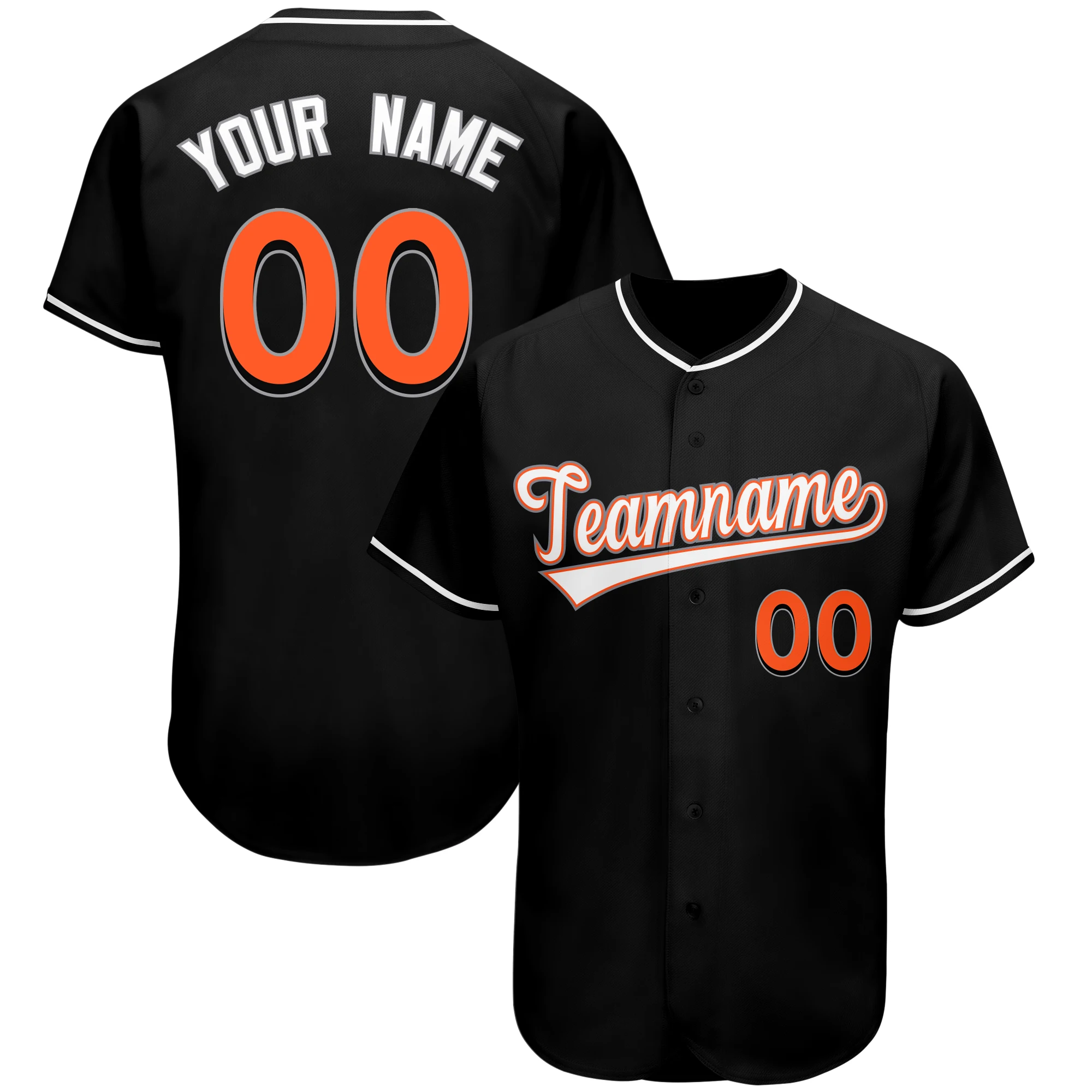 Baseball Jersey Short Sleeve Baseball Shirt Sublimation Print Softball Shirt Game Training Uniform Men/Youth Gift for Fan