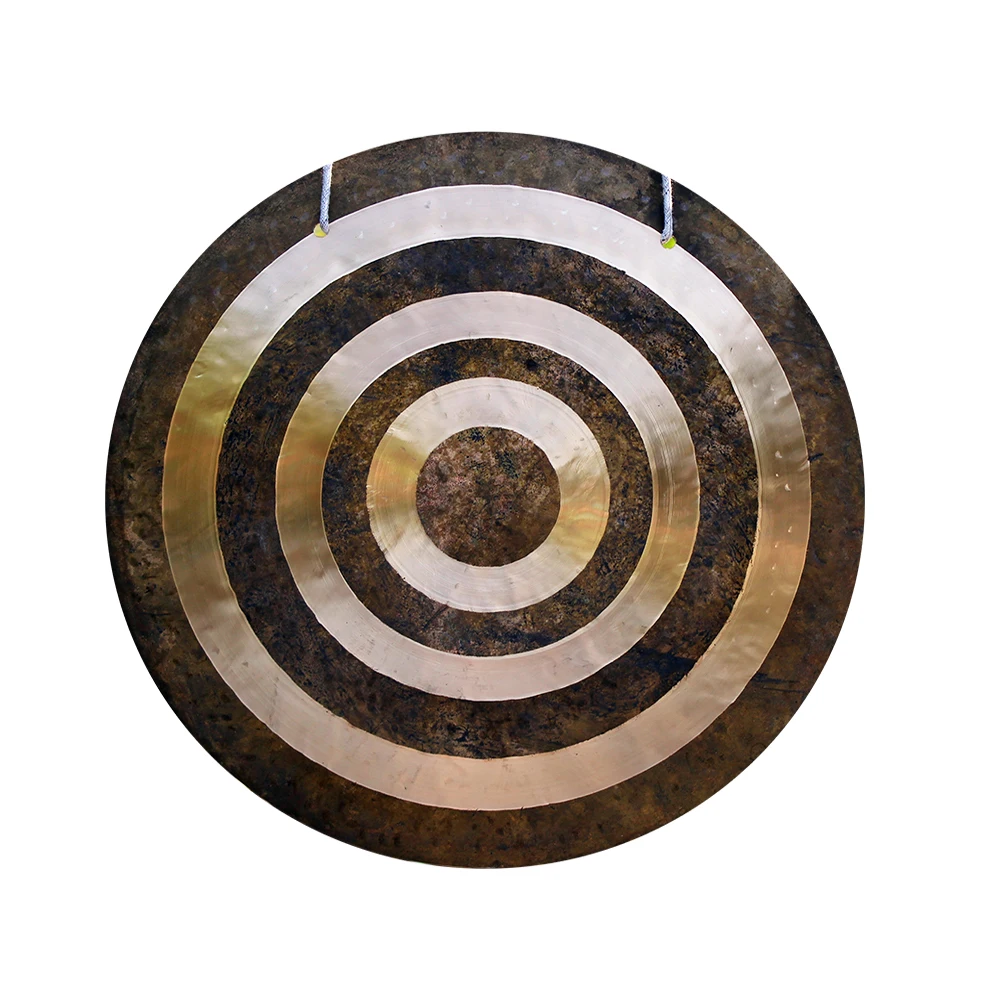 12 inch Sun Wind Gong With Wooden Mallet For Sound Healing Room
