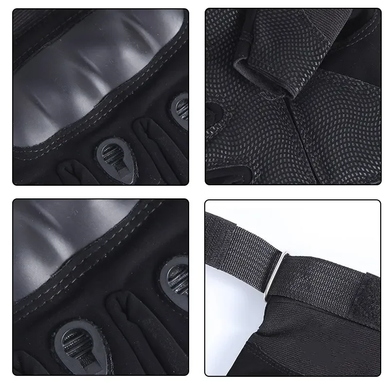 Motorcycle Gloves Men Tactical Hunting Shooting Knuckle Protection Sports Full Finger Cycling Bike Gloves Women Bicycle 6