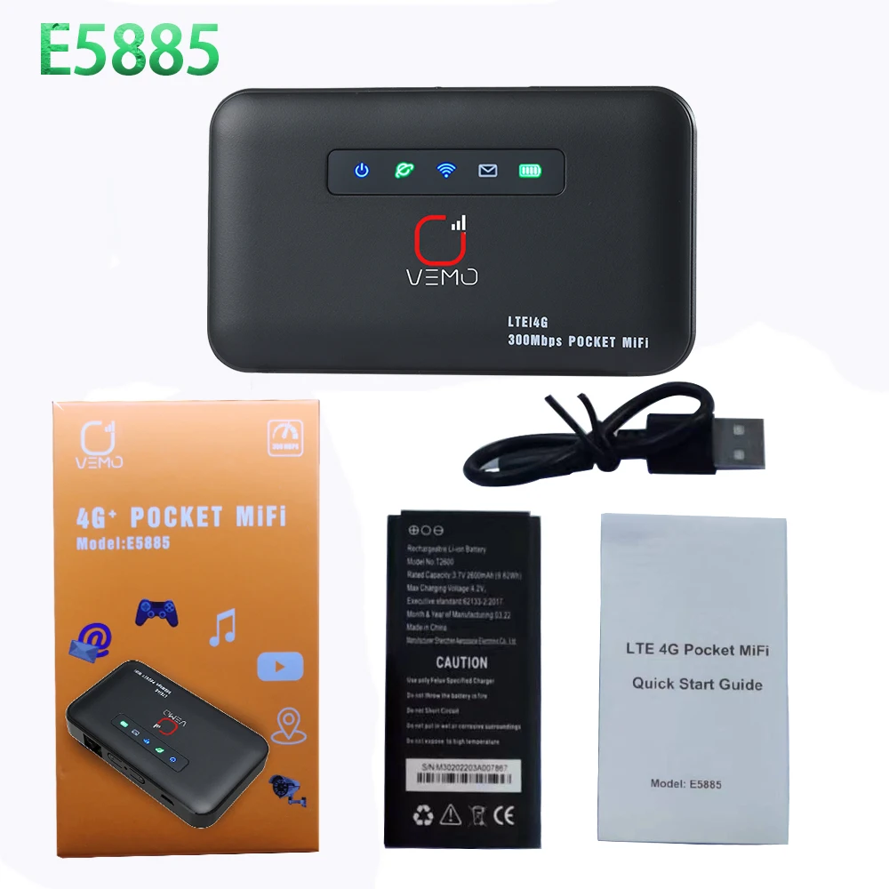 E5885pro 4g router, mini roteador wifi cpe,