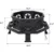 45 inch Large Octagonal Outdoor Fire Pit with Heavy Duty Construction for Wood Burning Ideal for Camping Backyard and Patio Use 2