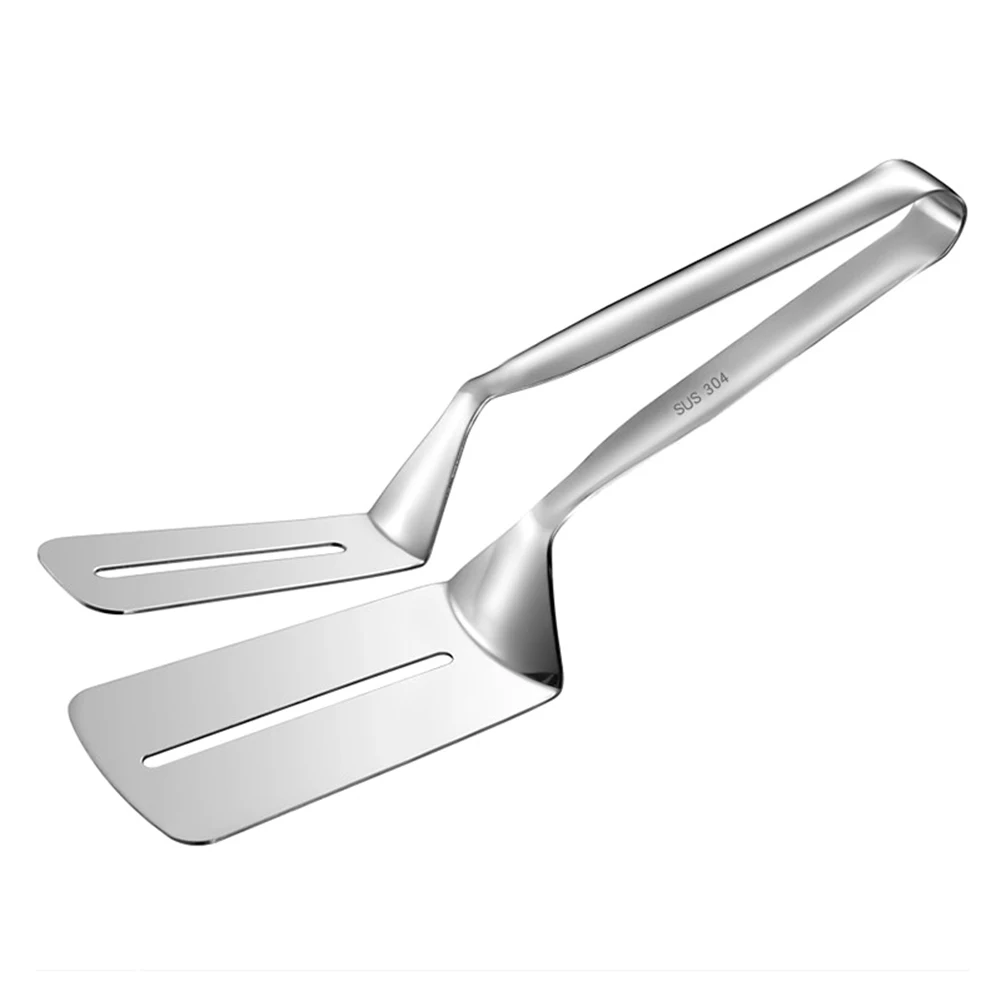 

Лопатка-зажим для стейка из нержавеющей стали, кухонная утварь для барбекю, хлеб для кухни, кемпинга, кухни, зажим для стейка из нержавеющей стали для кемпинга