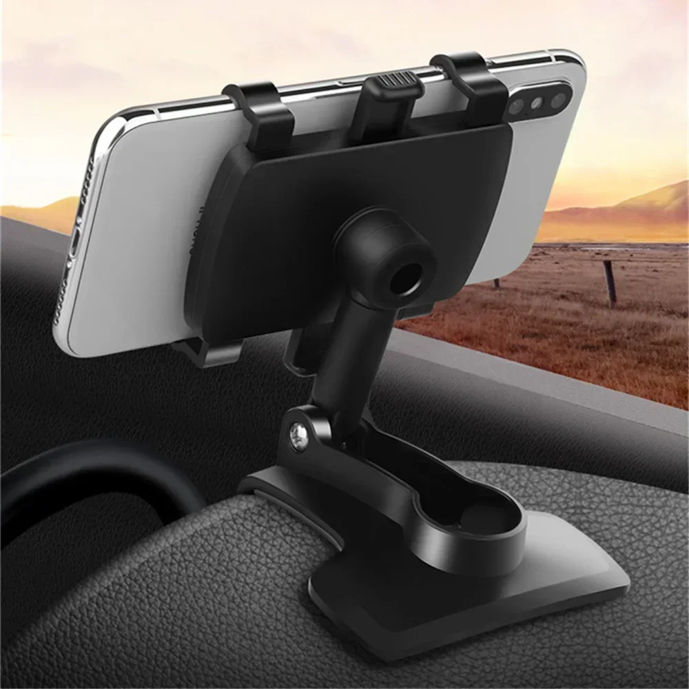 Car Phone Universal Holder Dashboard Car Clip Stand Mount GPS Display Bracket Car Mobile Phone Support For iPhone Samsung Xiaomi