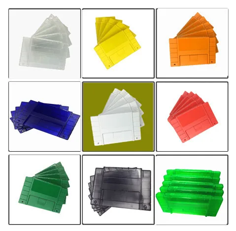 Cartuccia Di Gioco Di Ricambio Guscio In Plastica Per Ntsc Snes Game Card 16Bit Game Card Shell