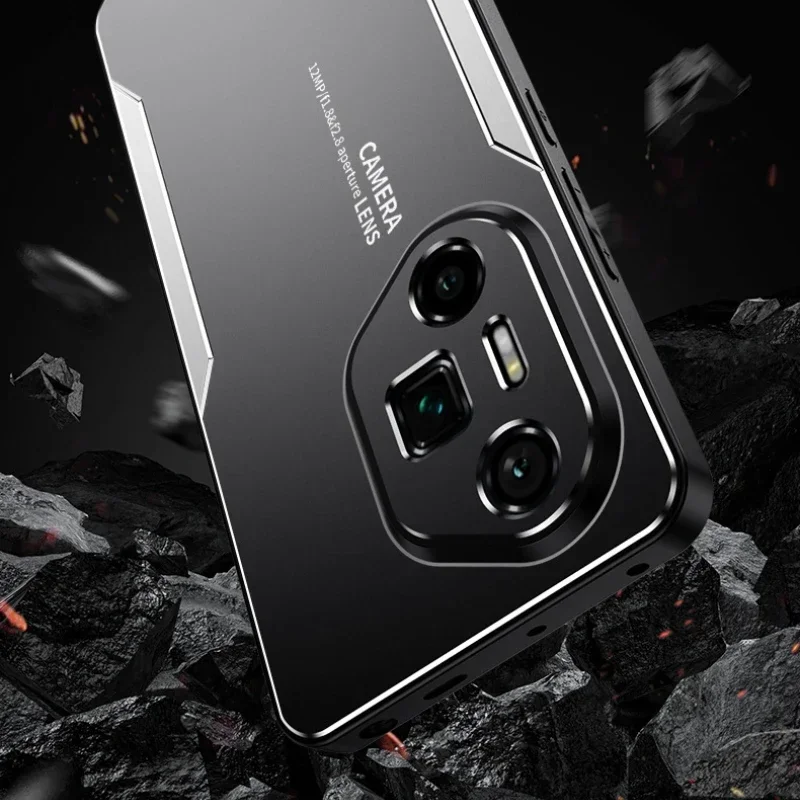 Premium Aluminum Alloy Matte Finish Shockproof Phone Case