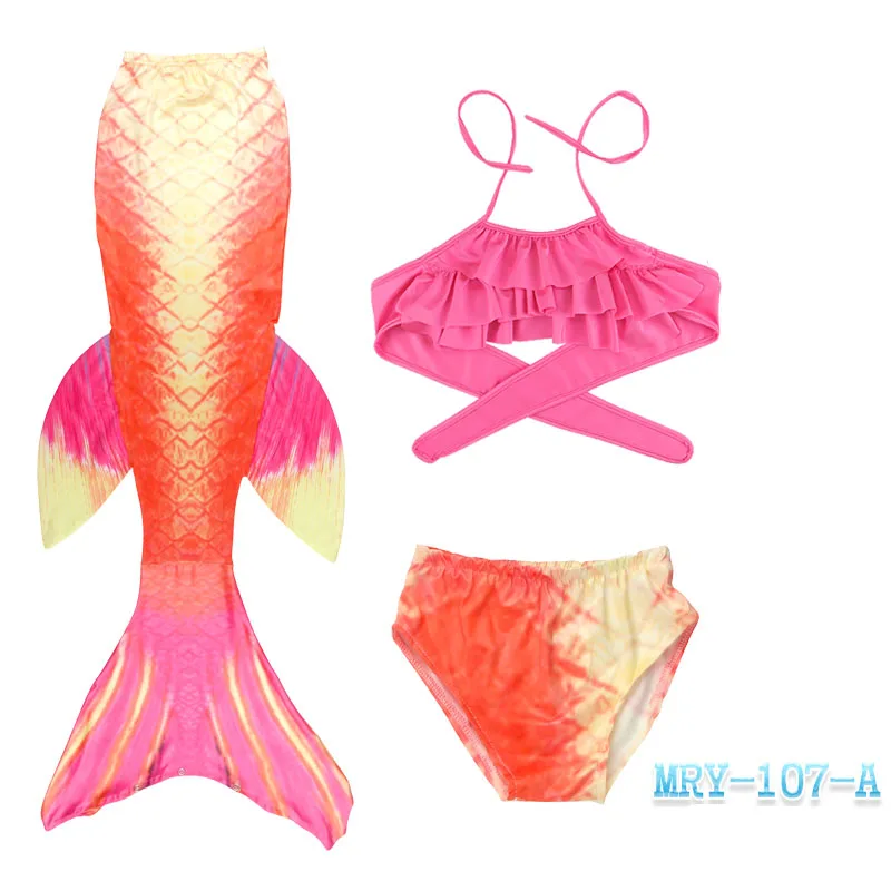thumbnail image 1 of Conjunto de natación de sirena para niña, traje de baño de cola de sirena, disfraz de princesa Cosplay, regalo, 1 of 5