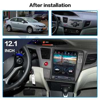 12.1" Android 13 Auto Screen Car Stereo For Honda Civic 2012 Car StereoMultimedia Player GPS Navigation Stereo Accessories