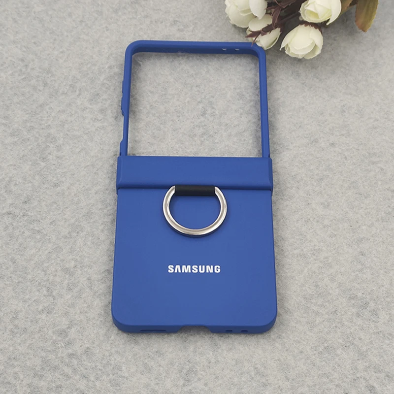Luxury Ring Grip Matte Hard Phone Case with Finger Buckle and Shockproof Protection
