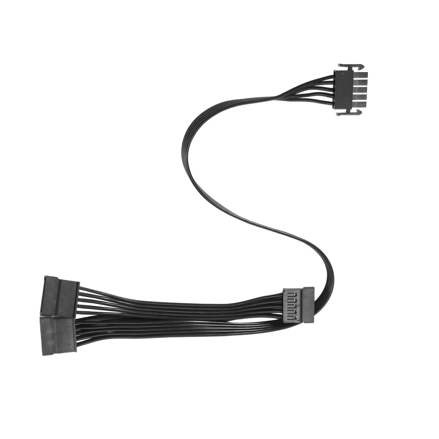 Enermax 모듈러 PSU용 SATA 주변 전원 공급 케이블, 5 핀-3 포트 SATA 전원 케이블