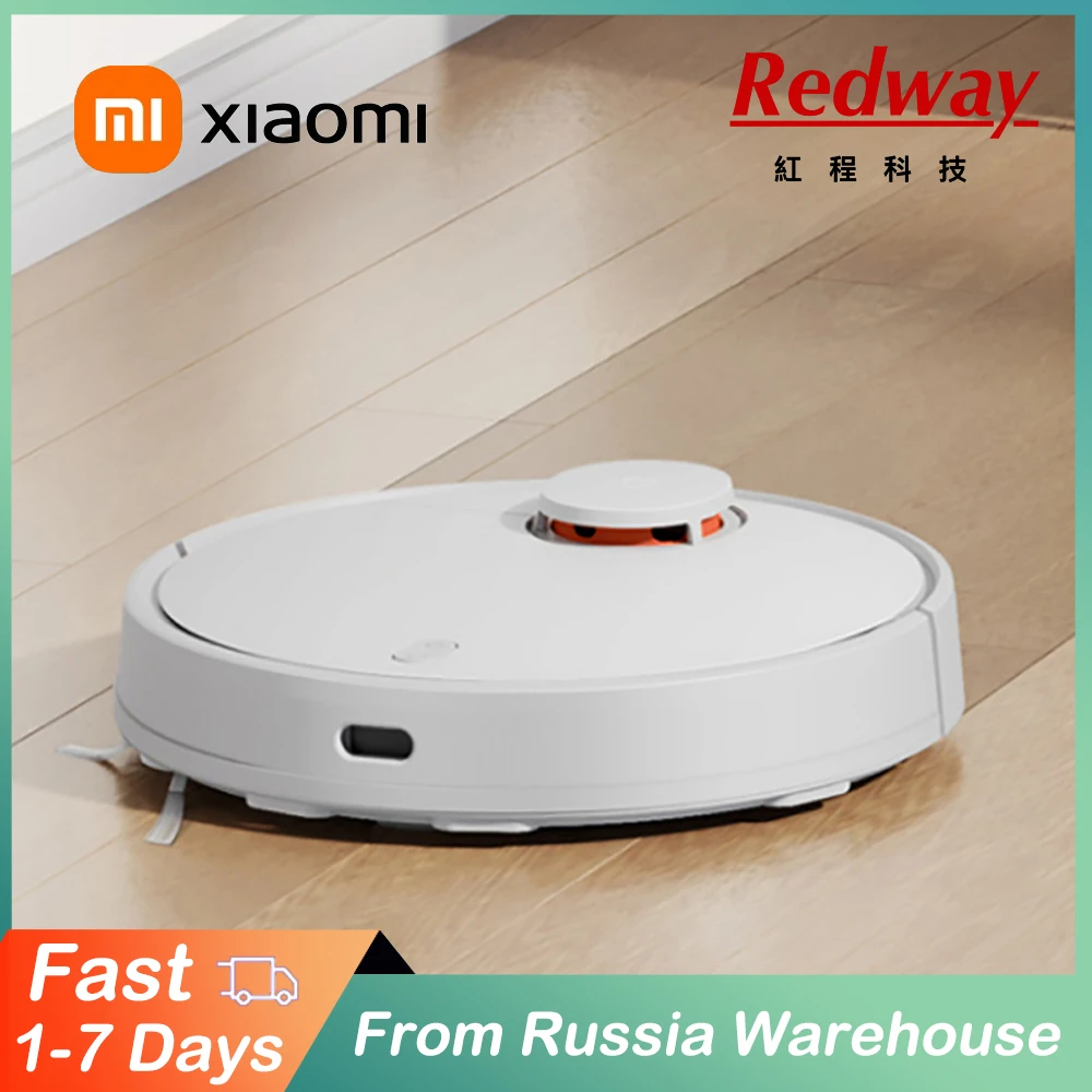 XIAOMI MIJIA – aspirateur Robot 3C pour la maison, balayage et stérilisation de la poussière, aspiration Cyclone 4000PA, vadrouille de lavage, planification intelligente via application