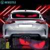 Flexible LED Matrix Screen DIY Ultra-Thin Car Sign Programmable Bluetooth LED Screen with APP Remote Control For Car Store Bar 1