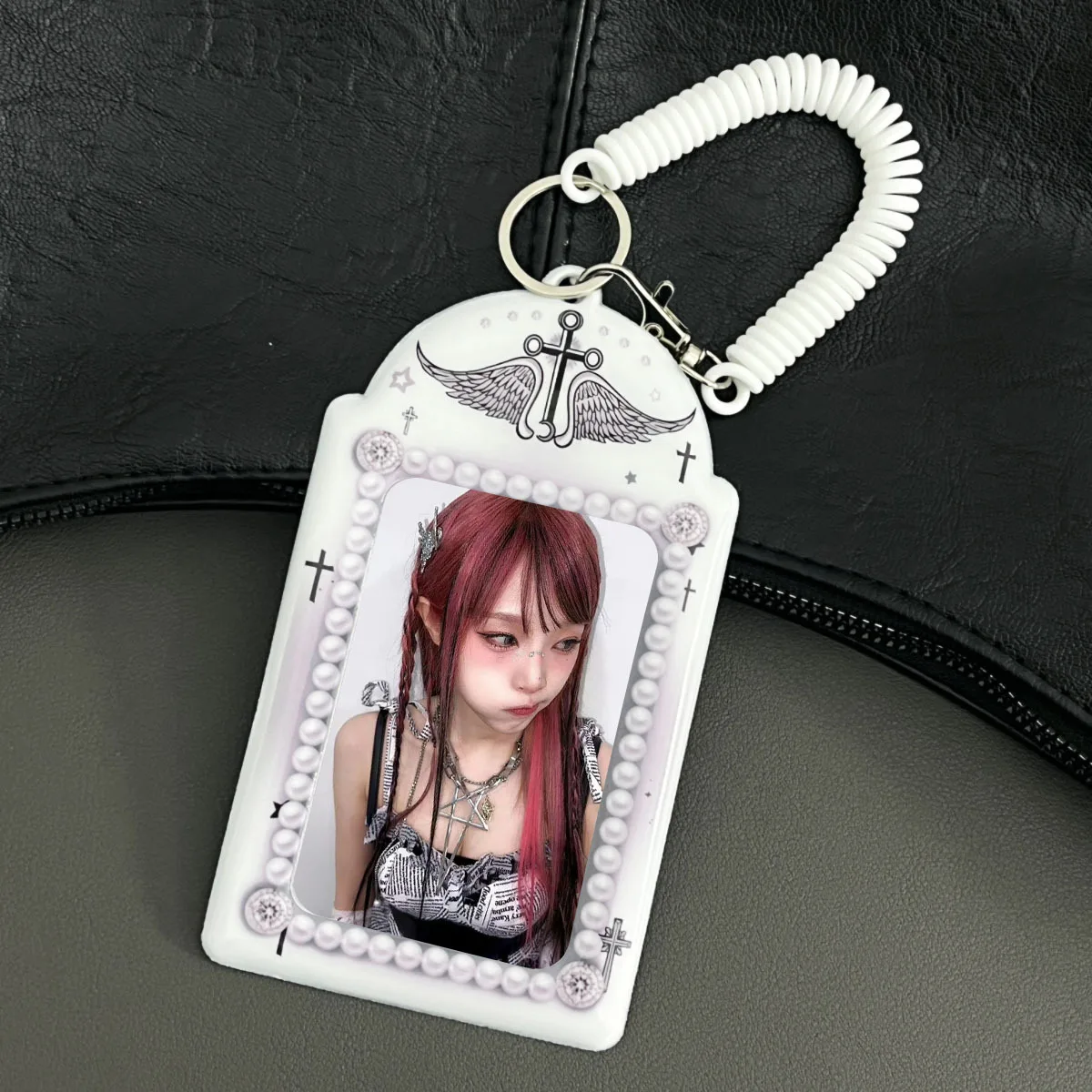 Stationery ID Card Cover Bag Pendant Card Holder Cartoon Card Protective Sleeve 5