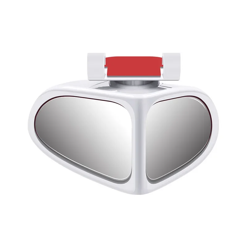 1 pair Car reversing small round mirror front and rear wheel double-sided auxiliary rearview mirror 360-degree blind spot auto mirror accessories