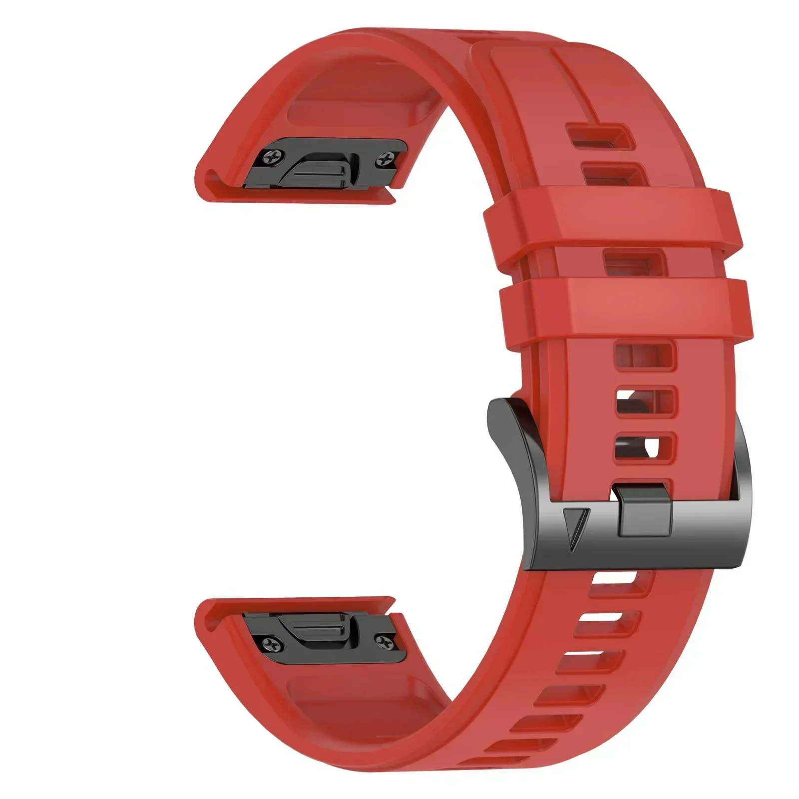 Enhanced Silicone QuickFit Strap - 26mm 22mm Adjustable Watch Band Bracelet