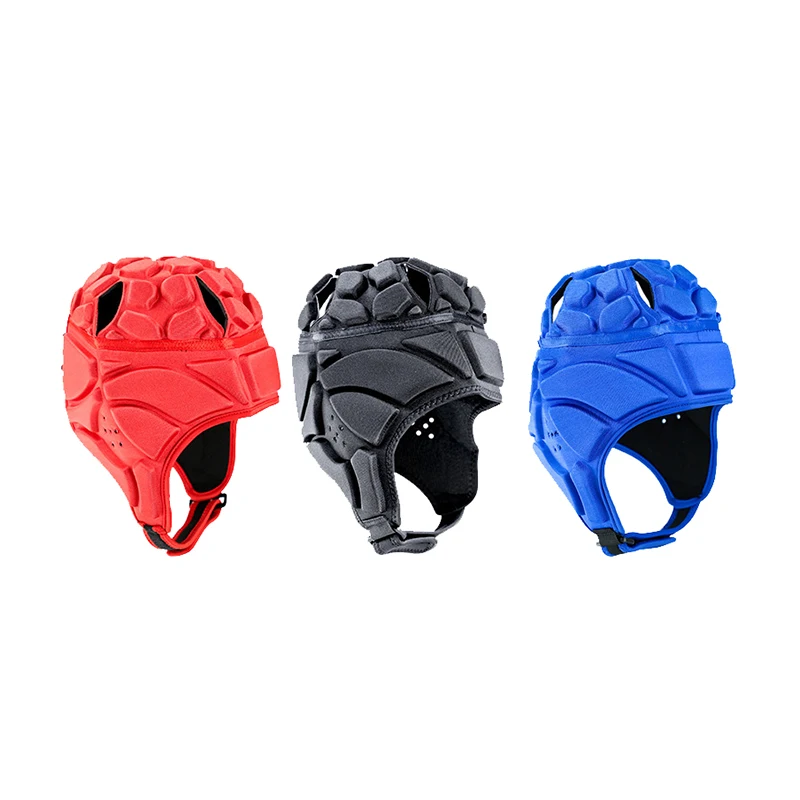 Football Soccer Helmet Rugby Scrum Cap Headguard Goalie Hat Head Protector Shockproof Headgear Soccer Goalkeeper