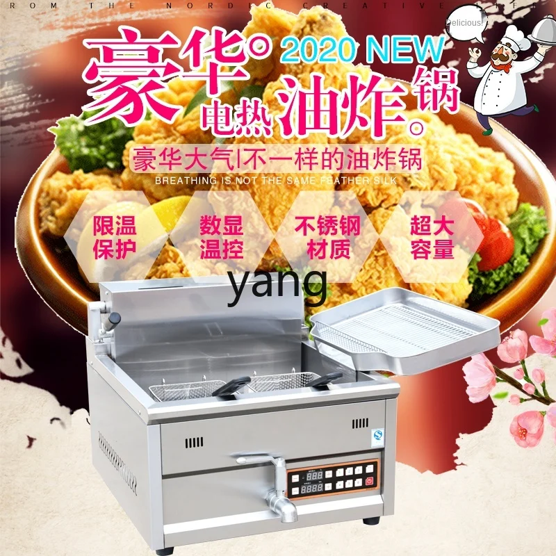 CX Single and Double Cylinder Deep Frying Pan Commercial Vertical Large Capacity Deep Frying Pan