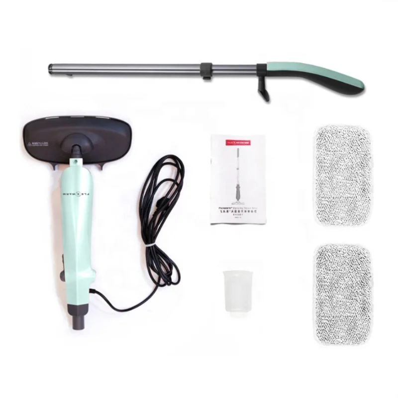 가정용 카펫 나무 바닥 청소용 투명 물탱크 쉬운 청소기, 헤비 듀티 스팀 전기 빗자루 걸레, 스케이트보드 포함 