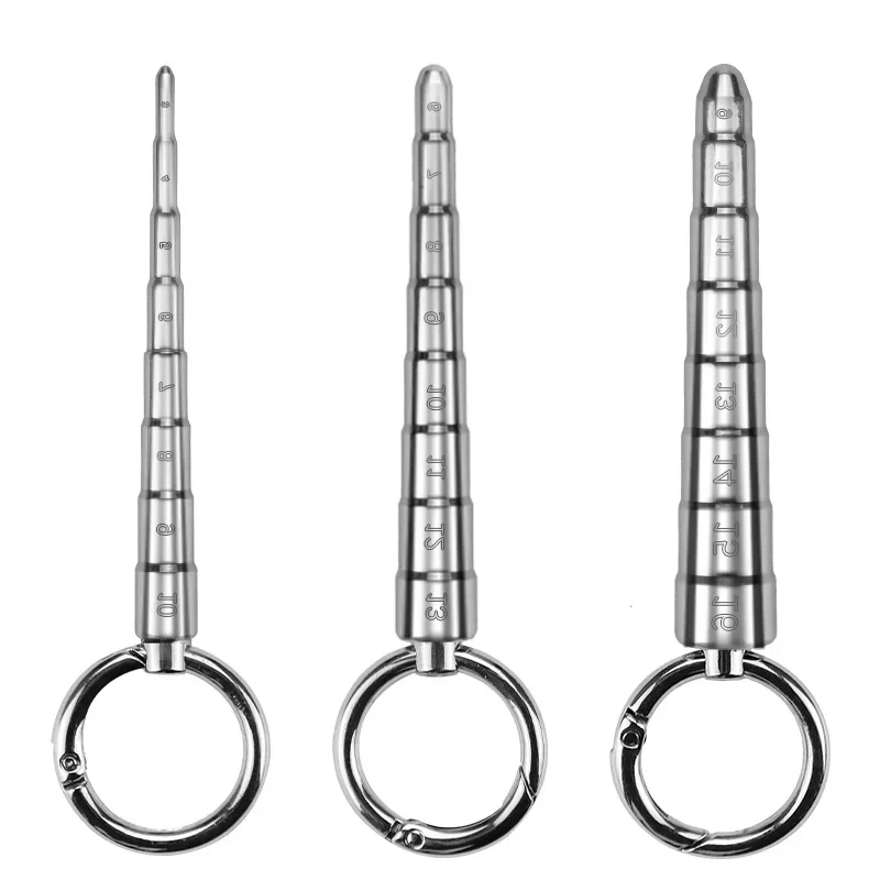 

Metal Urethral Catheter Male Urethral Dilator Penis Plug Horse Eye Stimulation Sounding Masturbator Sex Toys for Men Dilator