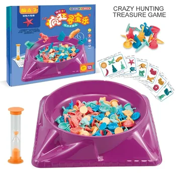 Children Crazy Treasure Hunt Card Board Game Kids Chess Interaction Concentration Educational Toy Family Party Desktop Toys 1