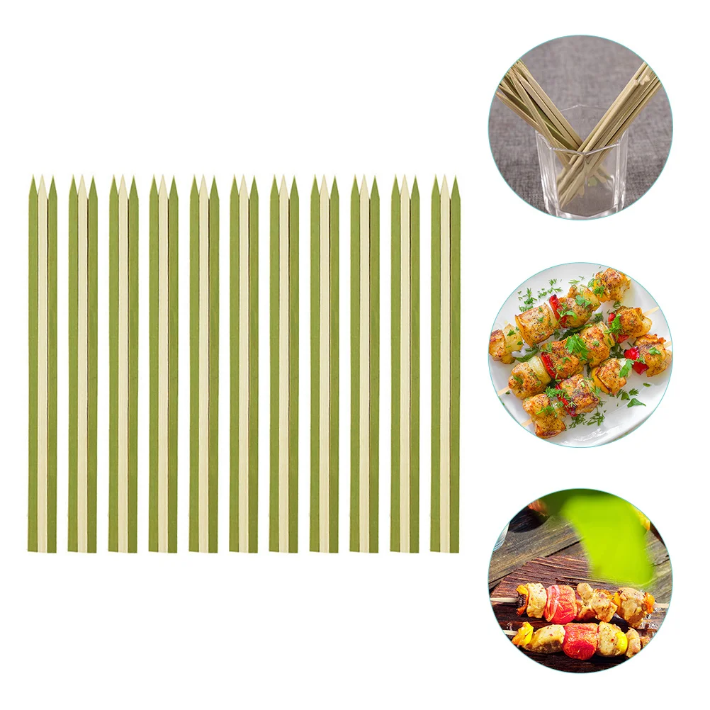 

100pcs Grilling Skewers Barbecue Sticks BBQ Skewers Sticks Grill Sticks