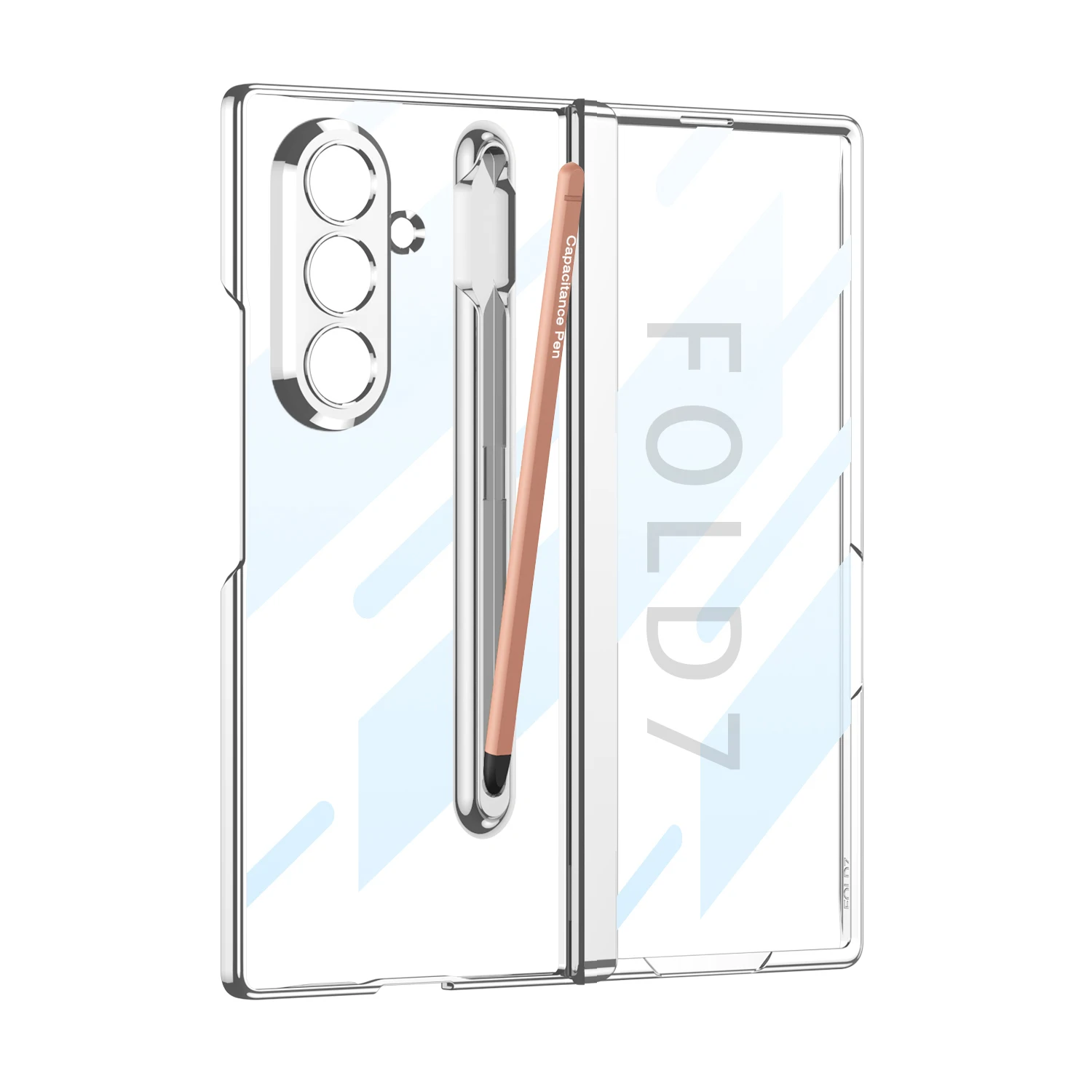 غلاف حماية شفاف مغناطيسي متوافق مع Samsung Galaxy...