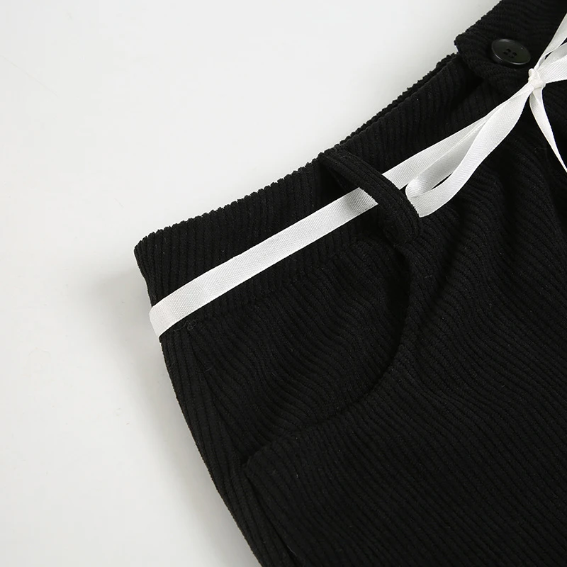 y2k Skirt Women Aesthetic Clothes Contrast Color Tie-up Low Waist Furry Patchwork Short Mini Skirt 2000s Streetwear