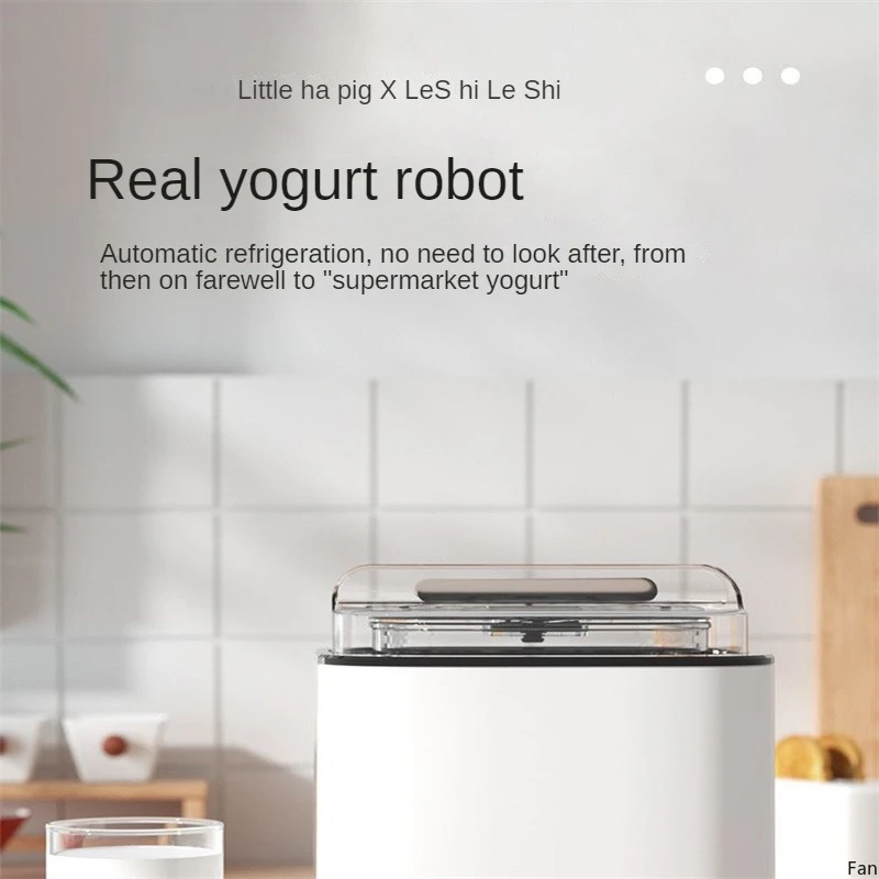 800ml Yogurt Machine Automatic Refrigerated Natto Rice Wine Milk Fermentation Smart Sour Household Small Kitchen Appliance
