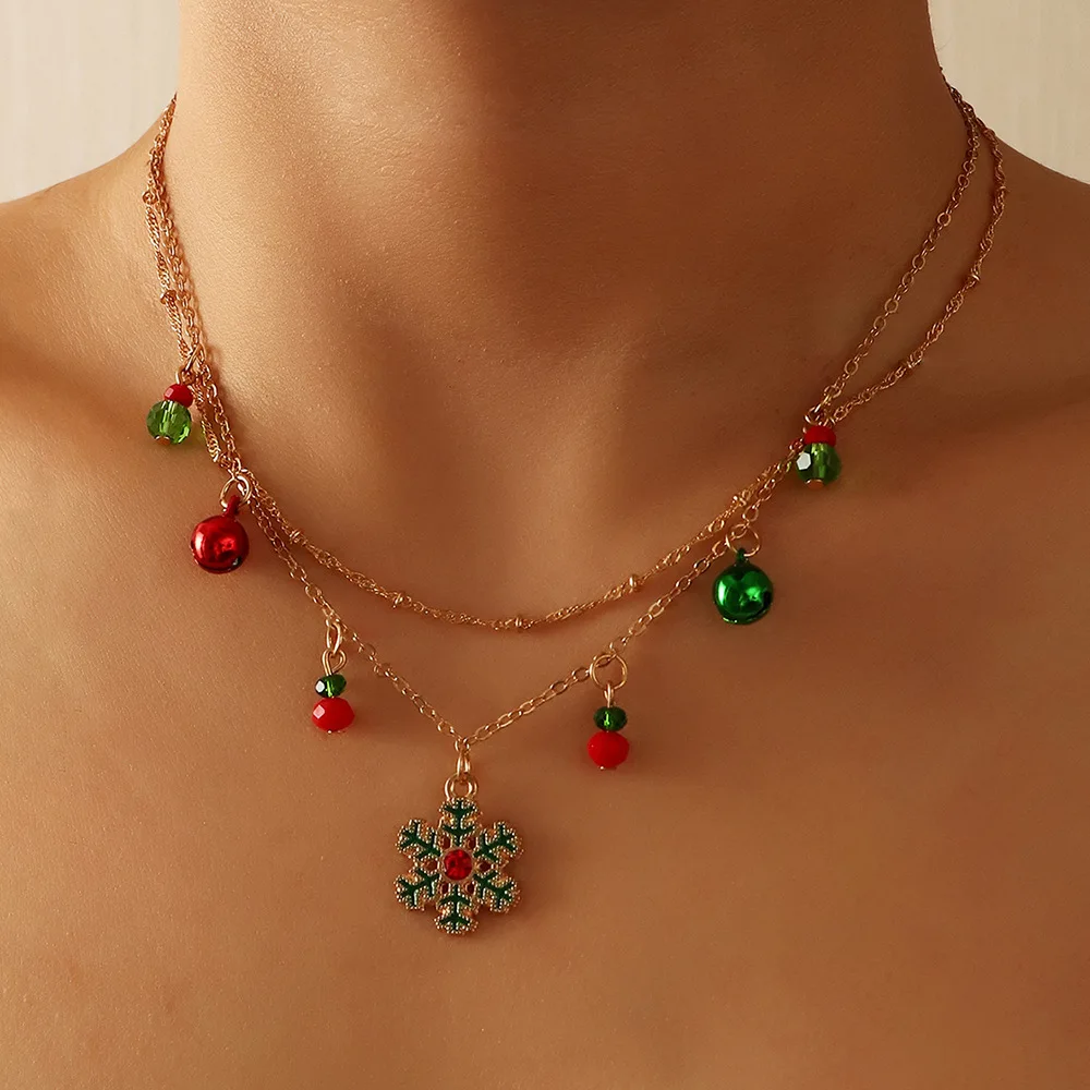 Fashion Christmas Jewelry Gifts Christmas Tree Pendant Necklace For Women