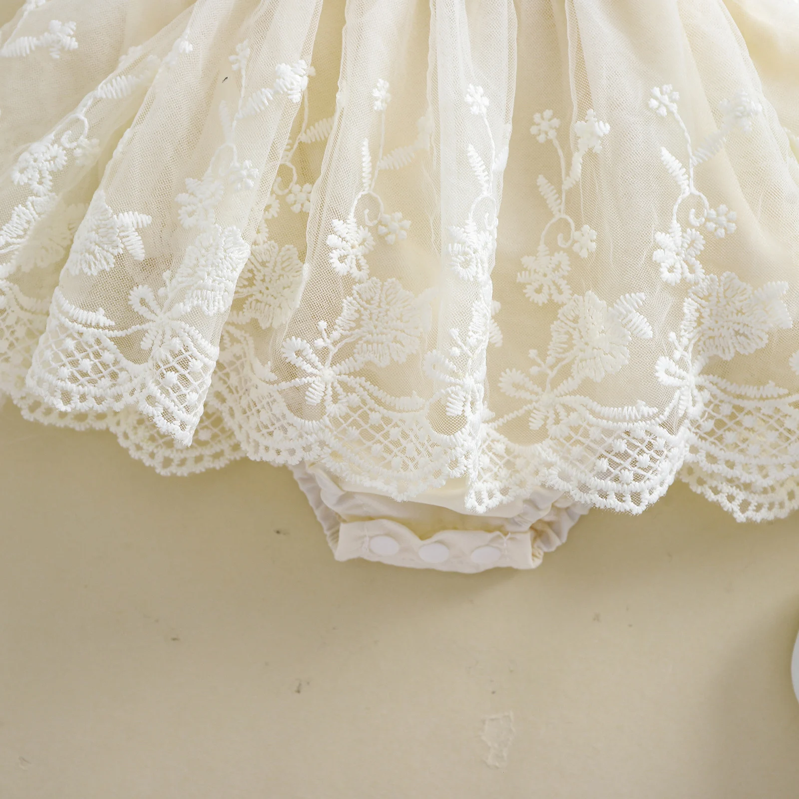 Baby Girl Lace Romper 5