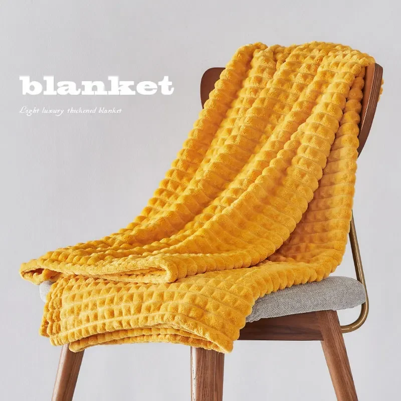 

Клетчатое Фланелевое покрывало, однотонное Полосатое флисовое мягкое удобное покрывало для кровати, теплое покрывало для кровати, покрывало для обеда, покрывало для дивана